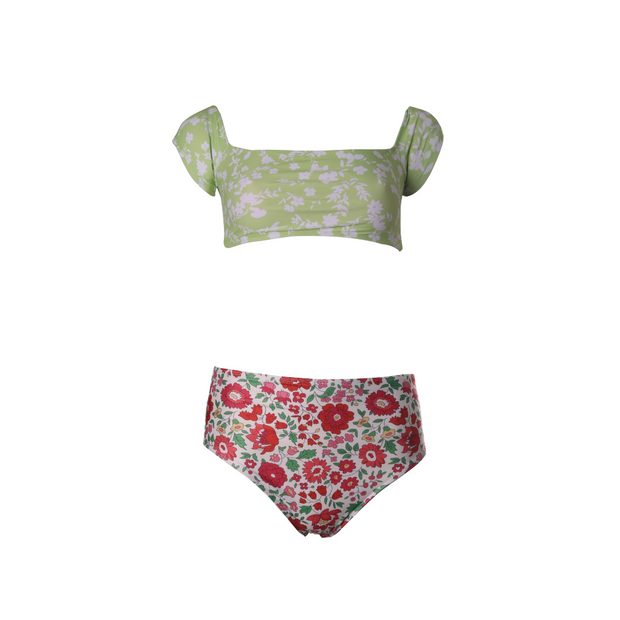 FLORA BIKINI BOTTOM – HIGH WAIST