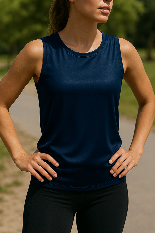 Winter Navy tank Top