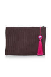 Chocolate espresso zipper bag