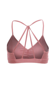 Blush pink sports bra