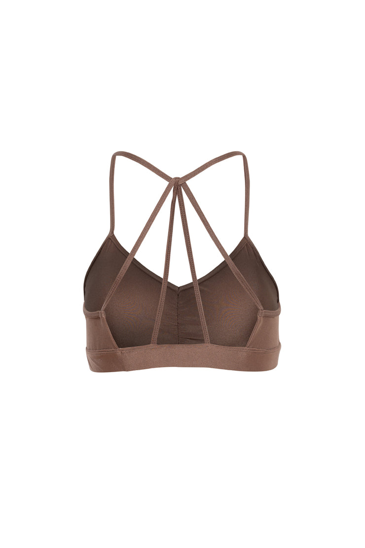 Bronze sports bra